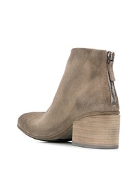 Серые замшевые ботильоны от Marsèll