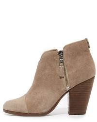 Серые замшевые ботильоны от Rag & Bone