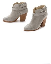 Серые замшевые ботильоны от Rag and Bone