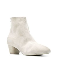 Серые замшевые ботильоны от Marsèll