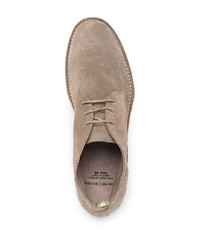 Серые замшевые ботинки дезерты от Officine Creative