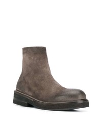 Мужские серые замшевые ботинки челси от Marsèll