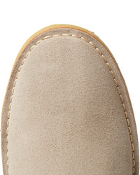 Мужские серые замшевые ботинки челси от Folk