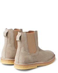 Мужские серые замшевые ботинки челси от Folk