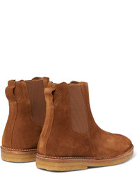 Мужские серые замшевые ботинки челси от Folk