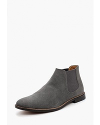 Мужские серые замшевые ботинки челси от Burton Menswear London