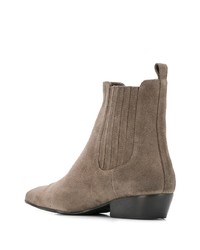 Женские серые замшевые ботинки челси от Marc Ellis