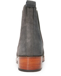 Женские серые замшевые ботинки челси от Grenson