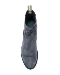 Мужские серые замшевые ботинки челси от Officine Creative
