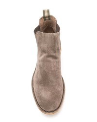 Мужские серые замшевые ботинки челси от Officine Creative