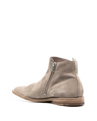 Мужские серые замшевые ботинки челси от Officine Creative
