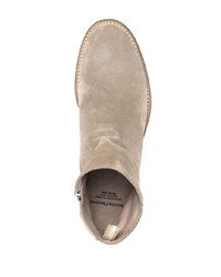 Мужские серые замшевые ботинки челси от Officine Creative