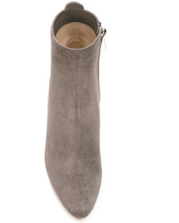Женские серые замшевые ботинки от Jimmy Choo