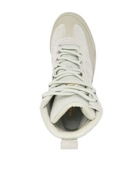 Мужские серые замшевые высокие кеды от adidas