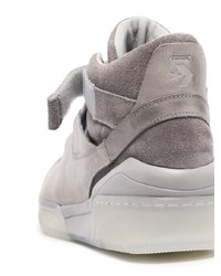 Мужские серые замшевые высокие кеды от Converse