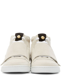 Мужские серые замшевые кеды от Palm Angels