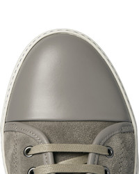 Мужские серые замшевые кеды от Lanvin