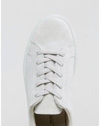 Женские серые замшевые кеды от Asos