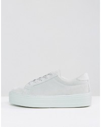 Женские серые замшевые кеды от Asos
