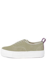 Женские серые замшевые кеды от Eytys