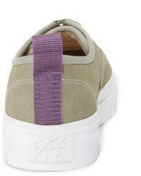 Женские серые замшевые кеды от Eytys