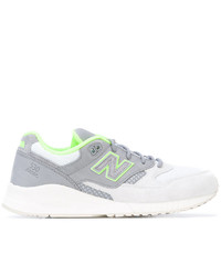 Мужские серые замшевые кеды от New Balance