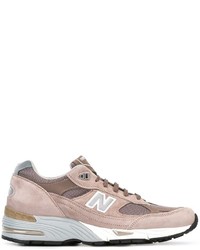 Мужские серые замшевые кеды от New Balance