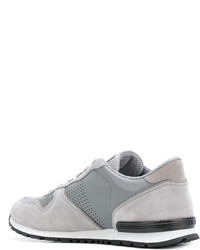 Мужские серые замшевые кеды от Tod's