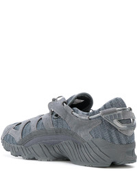 Мужские серые замшевые кеды от Asics