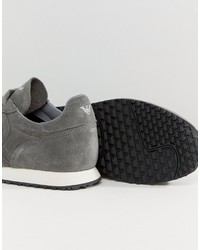 Мужские серые замшевые кеды от Armani Jeans