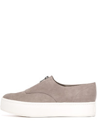 Женские серые замшевые кеды от Vince