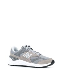 Мужские серые замшевые кроссовки от New Balance