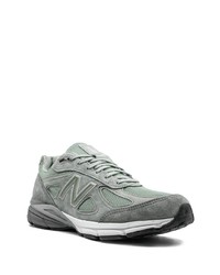 Мужские серые замшевые кроссовки от New Balance