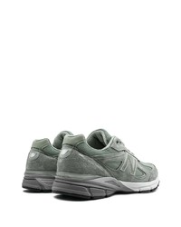 Мужские серые замшевые кроссовки от New Balance