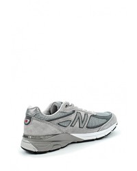 Мужские серые замшевые кроссовки от New Balance