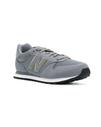 Женские серые замшевые низкие кеды от New Balance