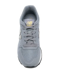 Женские серые замшевые низкие кеды от New Balance