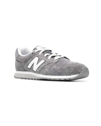 Женские серые замшевые низкие кеды от New Balance