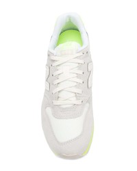 Женские серые замшевые низкие кеды от New Balance