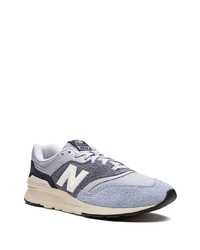 Мужские серые замшевые низкие кеды от New Balance