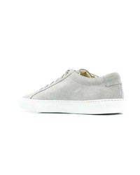 Мужские серые замшевые низкие кеды от Common Projects