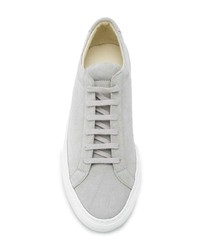 Мужские серые замшевые низкие кеды от Common Projects