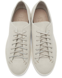 Мужские серые замшевые низкие кеды от Feit