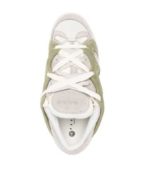 Мужские серые замшевые низкие кеды от Paura