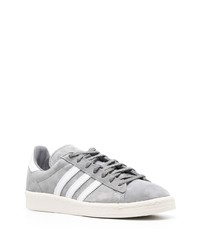 Мужские серые замшевые низкие кеды от adidas