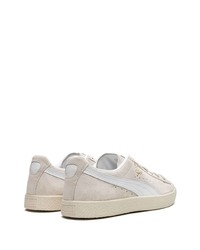 Мужские серые замшевые низкие кеды от Puma