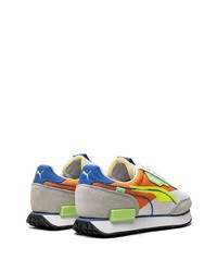 Мужские серые замшевые низкие кеды от Puma