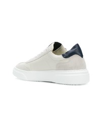 Мужские серые замшевые низкие кеды от Philippe Model