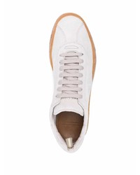 Мужские серые замшевые низкие кеды от Officine Creative