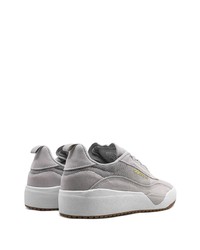 Мужские серые замшевые низкие кеды от adidas